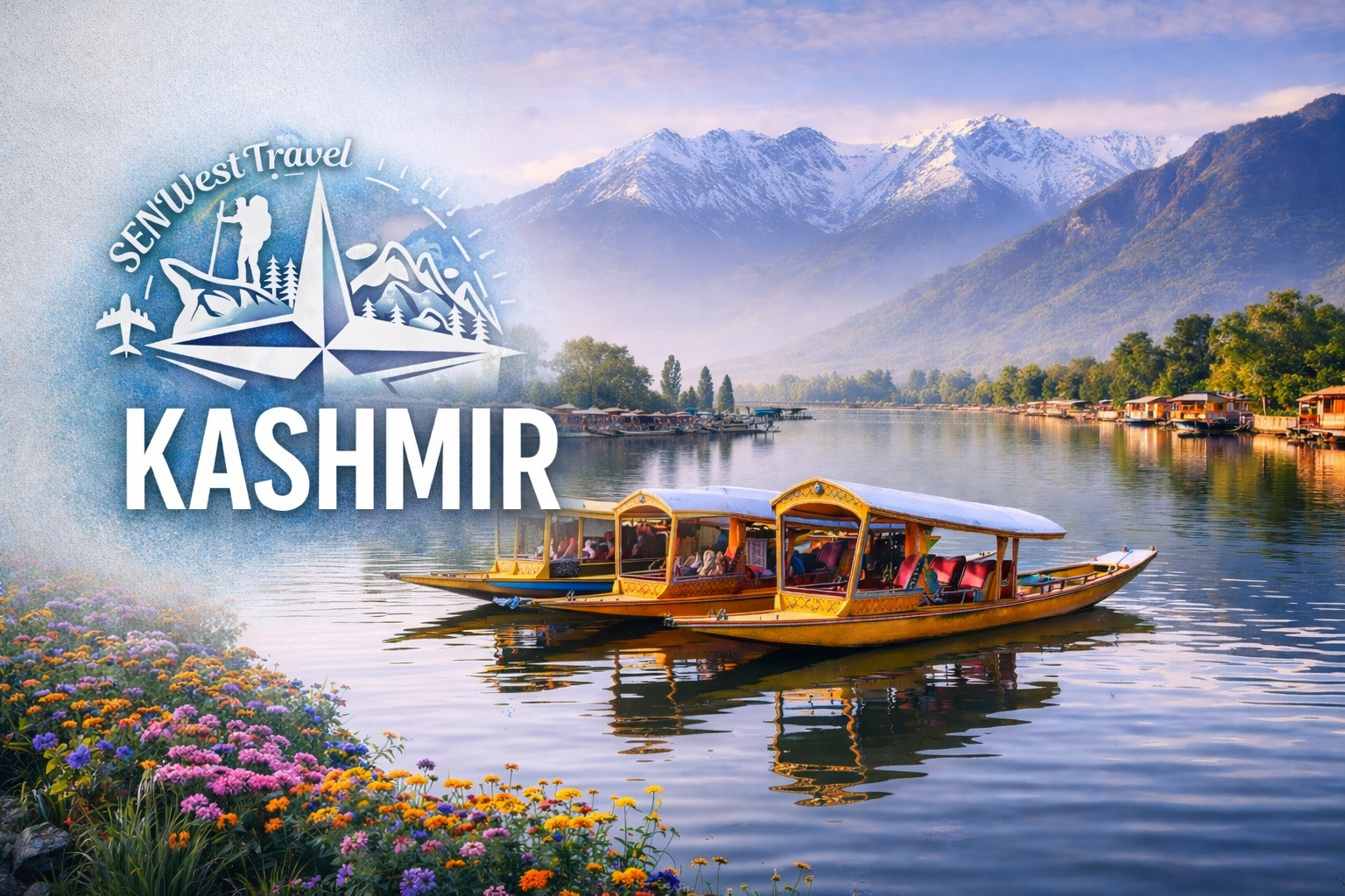 Kashmir tour package Dal Lake shikara SenWest Travel
